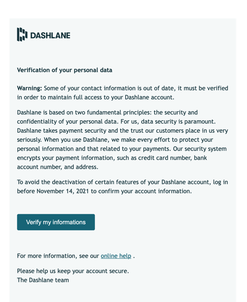 Why Dashlane Will Never Ask You for Credentials in an Email (Because That's How Phishing Works) | Dashlane