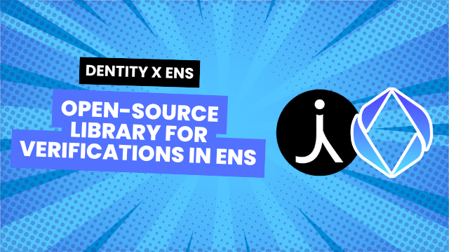 Dentity releases open-source library for ENS