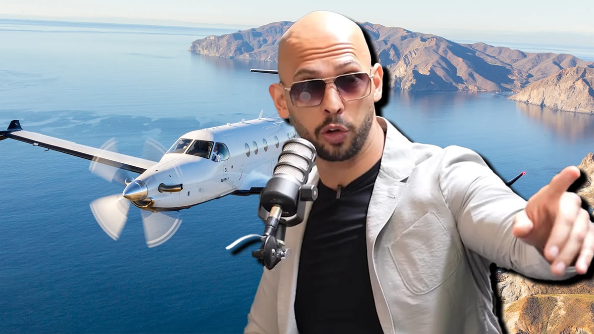 Andrew Tate responds to social media ban by flexing huge private jet: “I don’t feel very canceled” - Dexerto