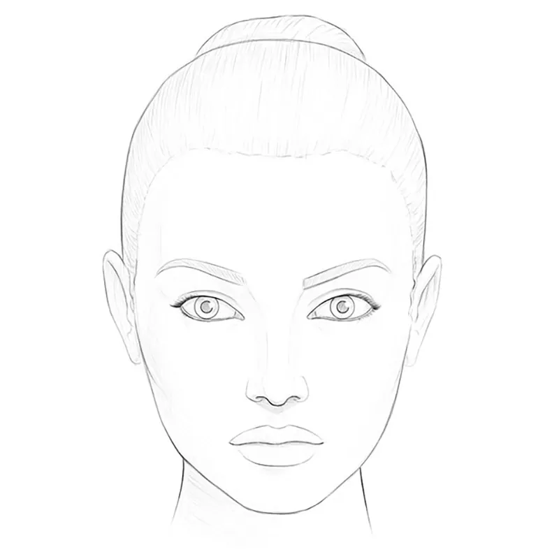 How to Draw a Female Face