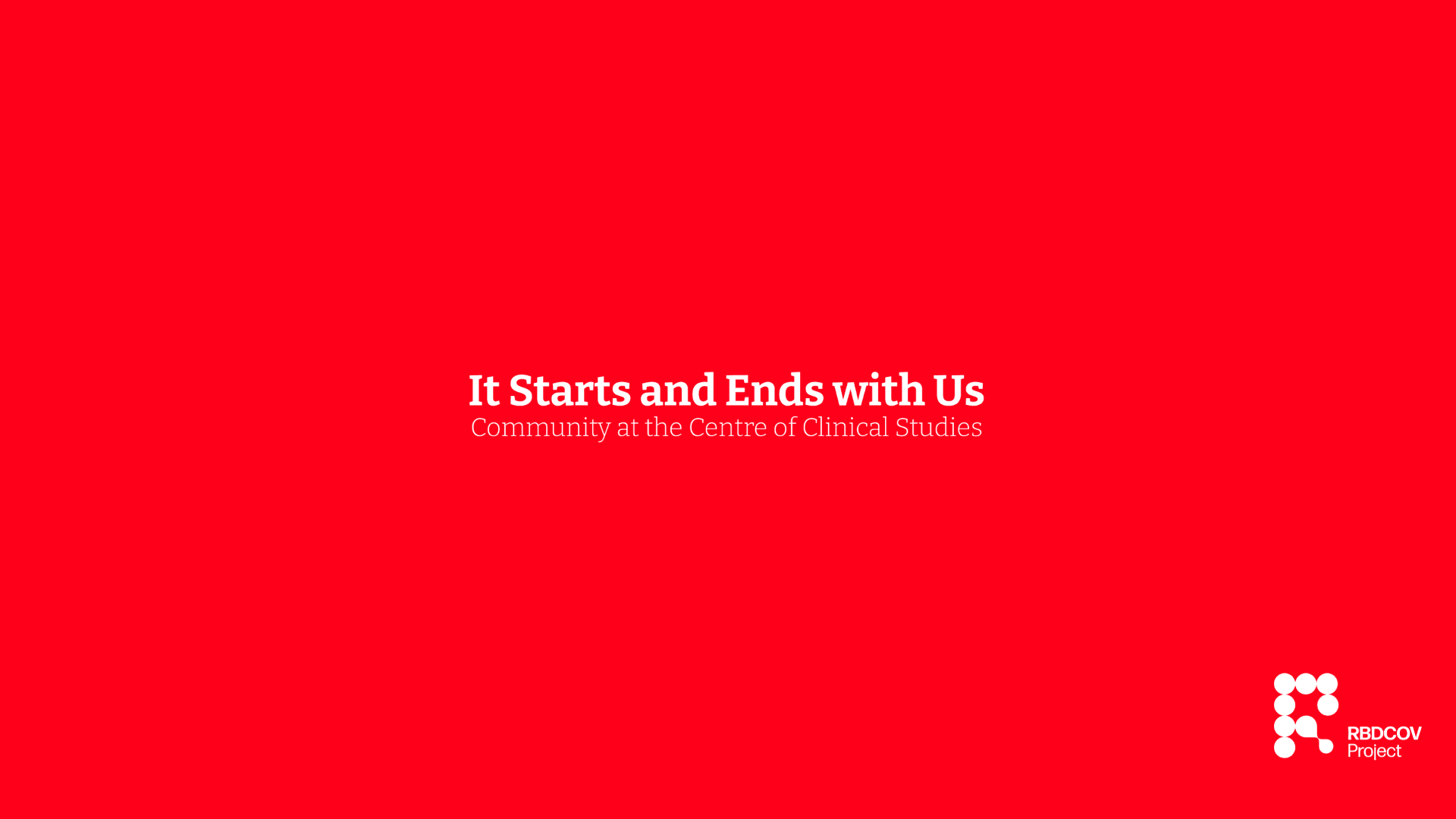 It Starts and Ends with Us: Community at the Centre of Clinical Studies | EATG
