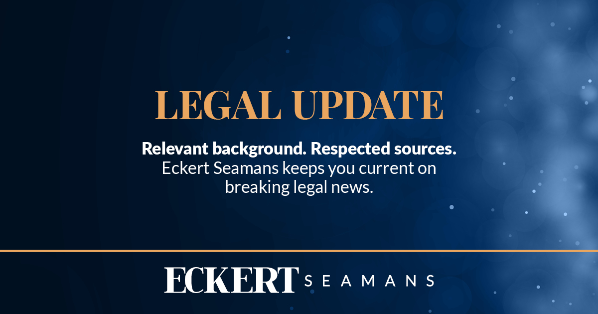 News Releases | Eckert Seamans