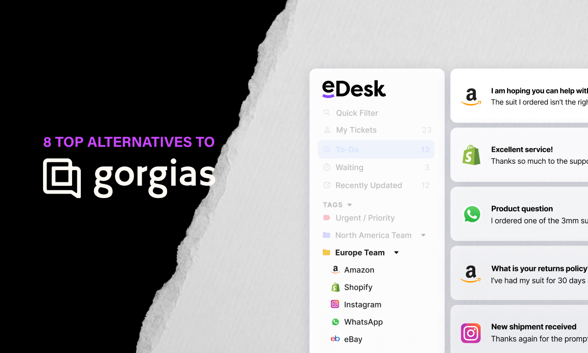 5 Best Gorgias Alternatives for eCommerce (2026)