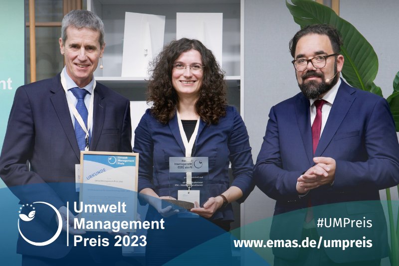 Konferenz und Verleihung des Umweltmanagement-Preises 2023: Umweltmanagementsystem EMAS