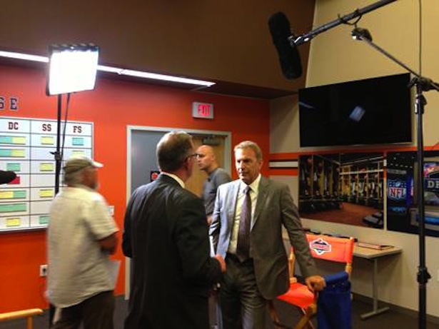 Go behind the scenes of NFL Live's feature on the Kevin Costner and Denis Leary film Draft Day - ESPN Front Row