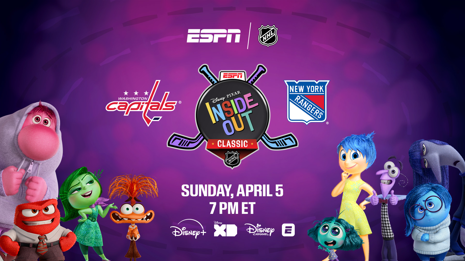 Inside ESPN and Disney's third animated NHL presentation: 'Inside Out Classic' - ESPN Front Row