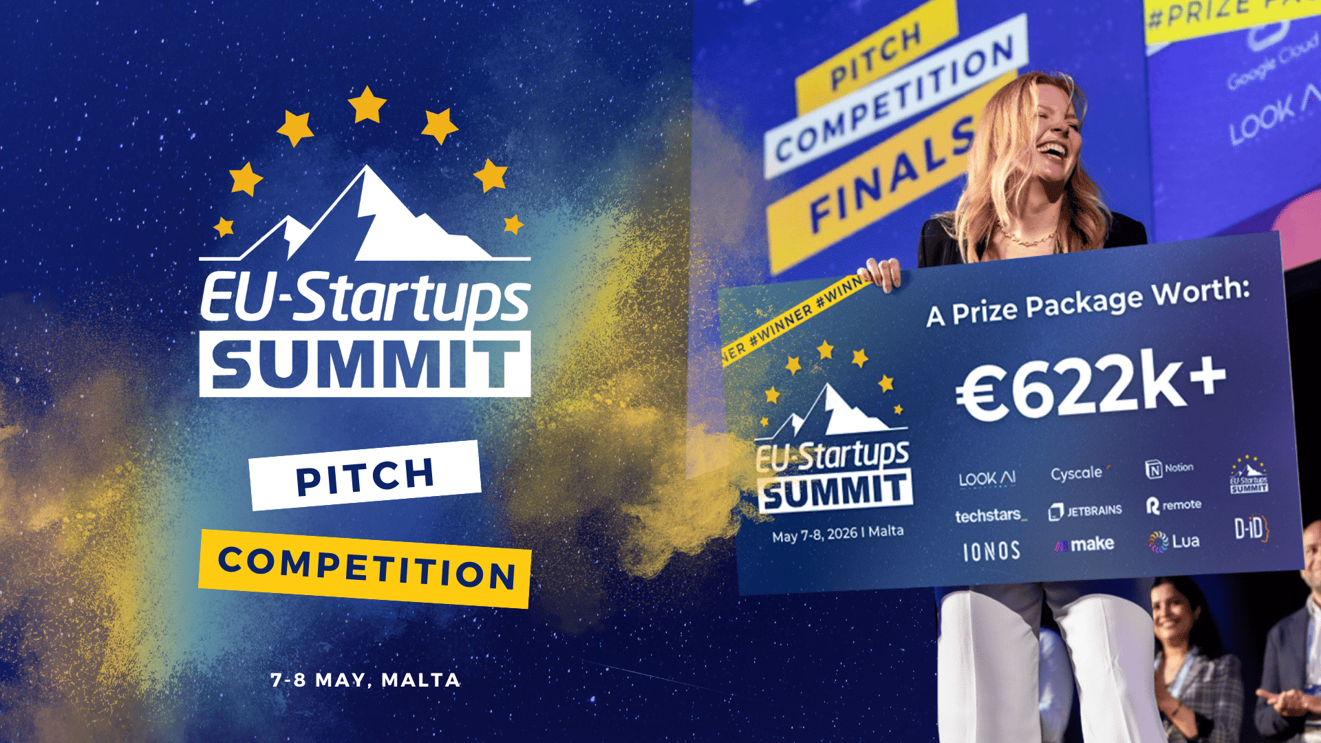Apply now for your chance to join the finals of our big Pitch Competition at this year’s EU-Startups Summit | EU-Startups