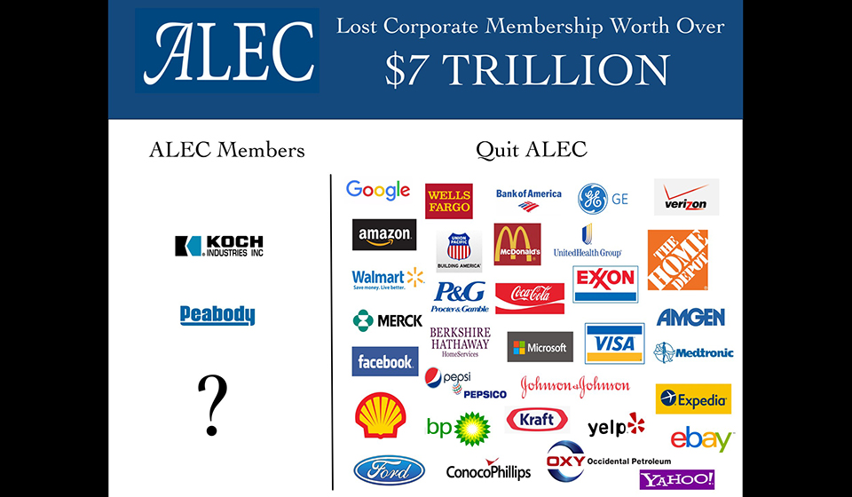 ALEC Lost Membership Worth Over $7 Trillion in Market Cap - EXPOSEDbyCMD