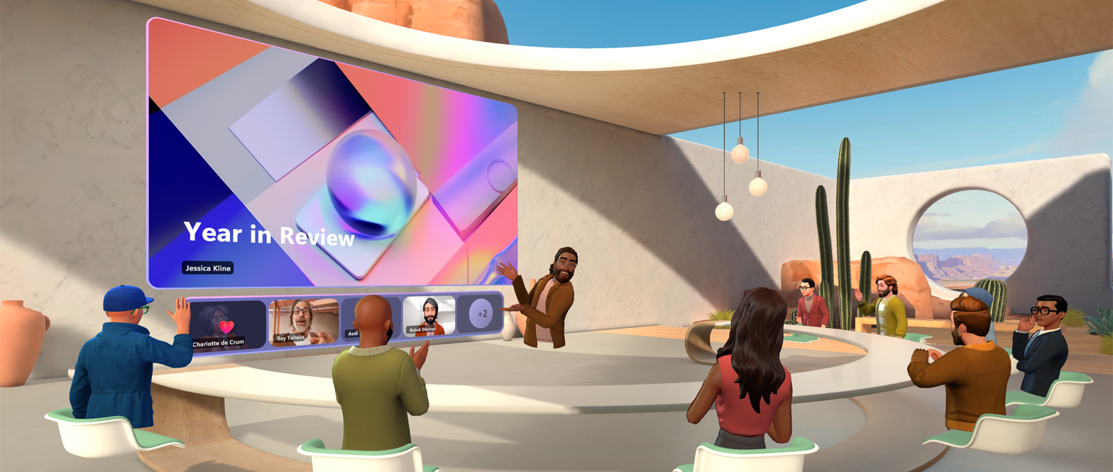 Vorteile der virtuellen Meetings mit Microsoft Mesh | Meta for Work