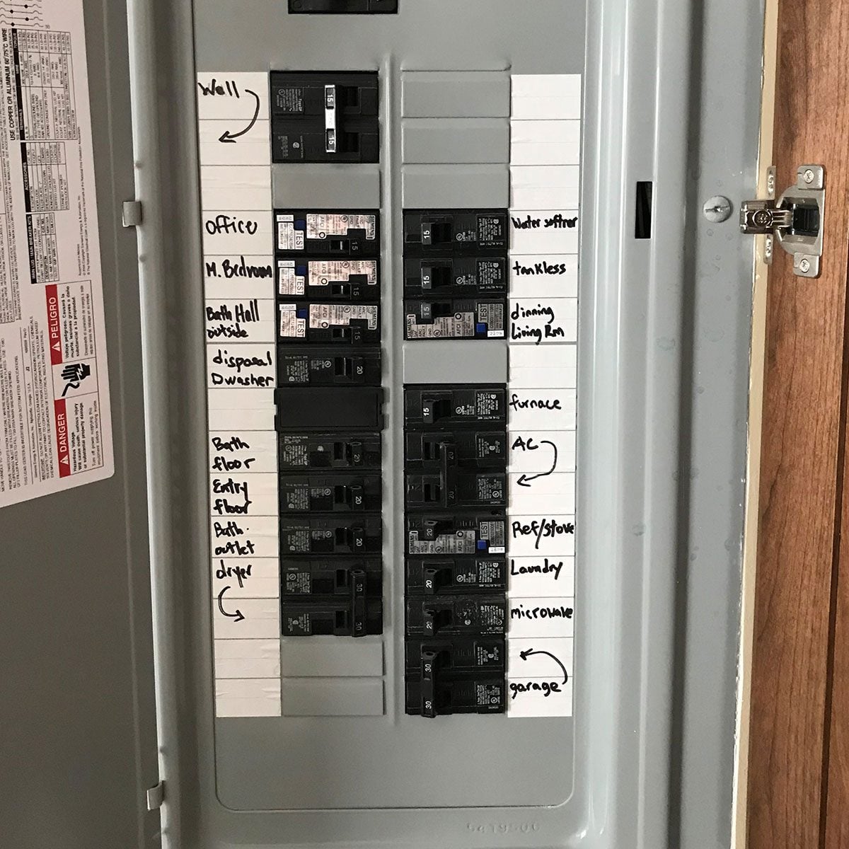 Electrical Panel Labels and How To Mark Them | Family Handyman