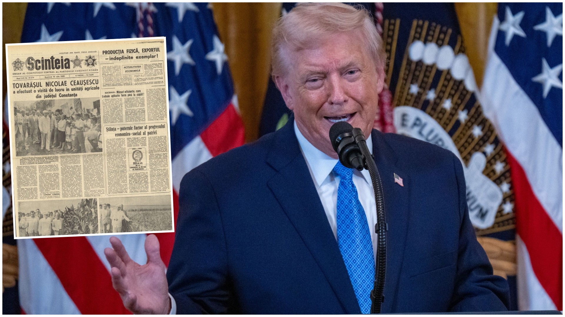”Megaloman și însetat de avere”. Cum era descris Donald Trump de ziarele românești în perioada comunistă: primul articol datează din 1975 - Fanatik.ro