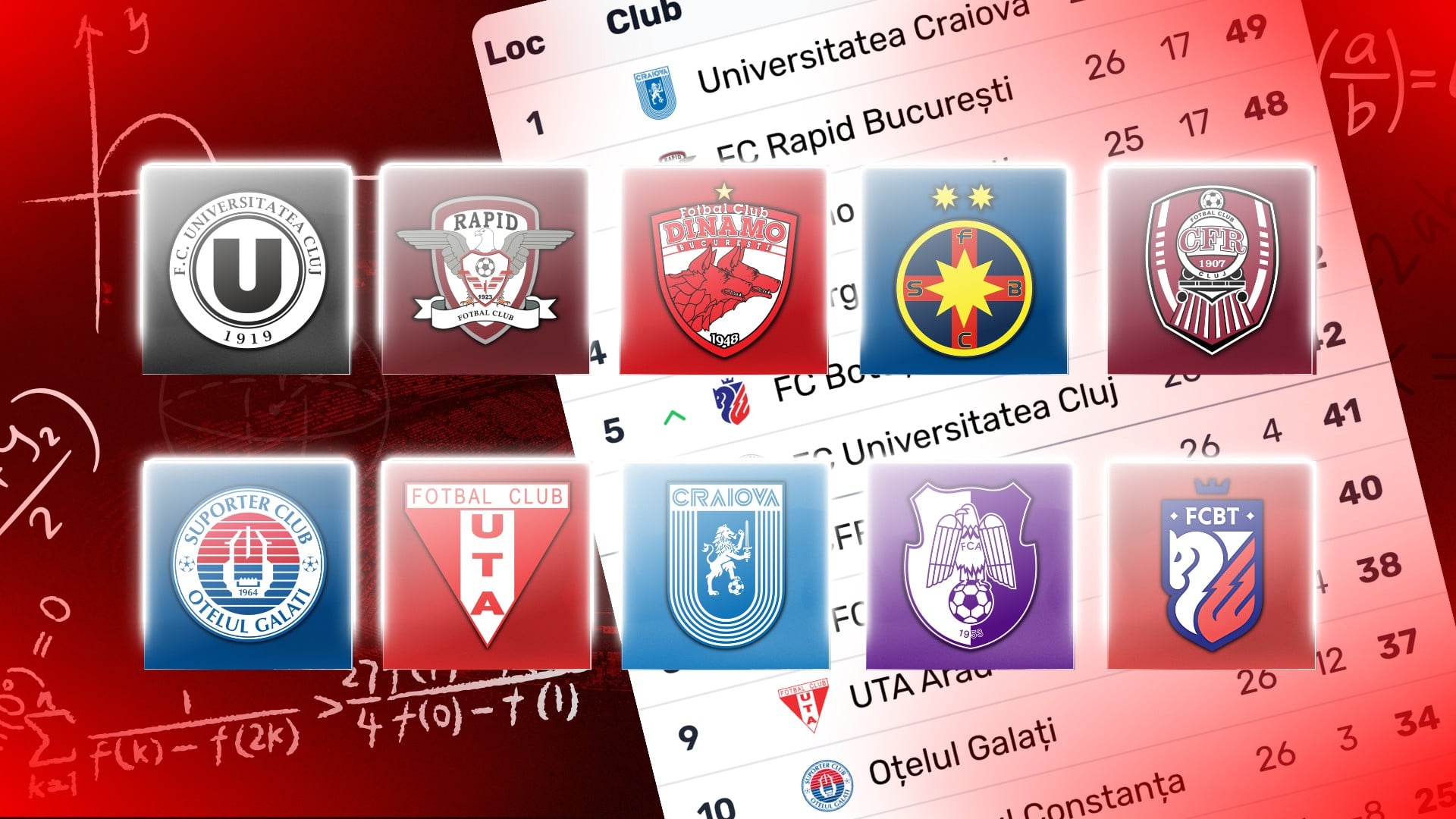 Toate calculele pentru calificarea în play-off, cu 4 etape înainte de finalul sezonului regular din SuperLiga. Cine are cel mai complicat program - Fanatik.ro
