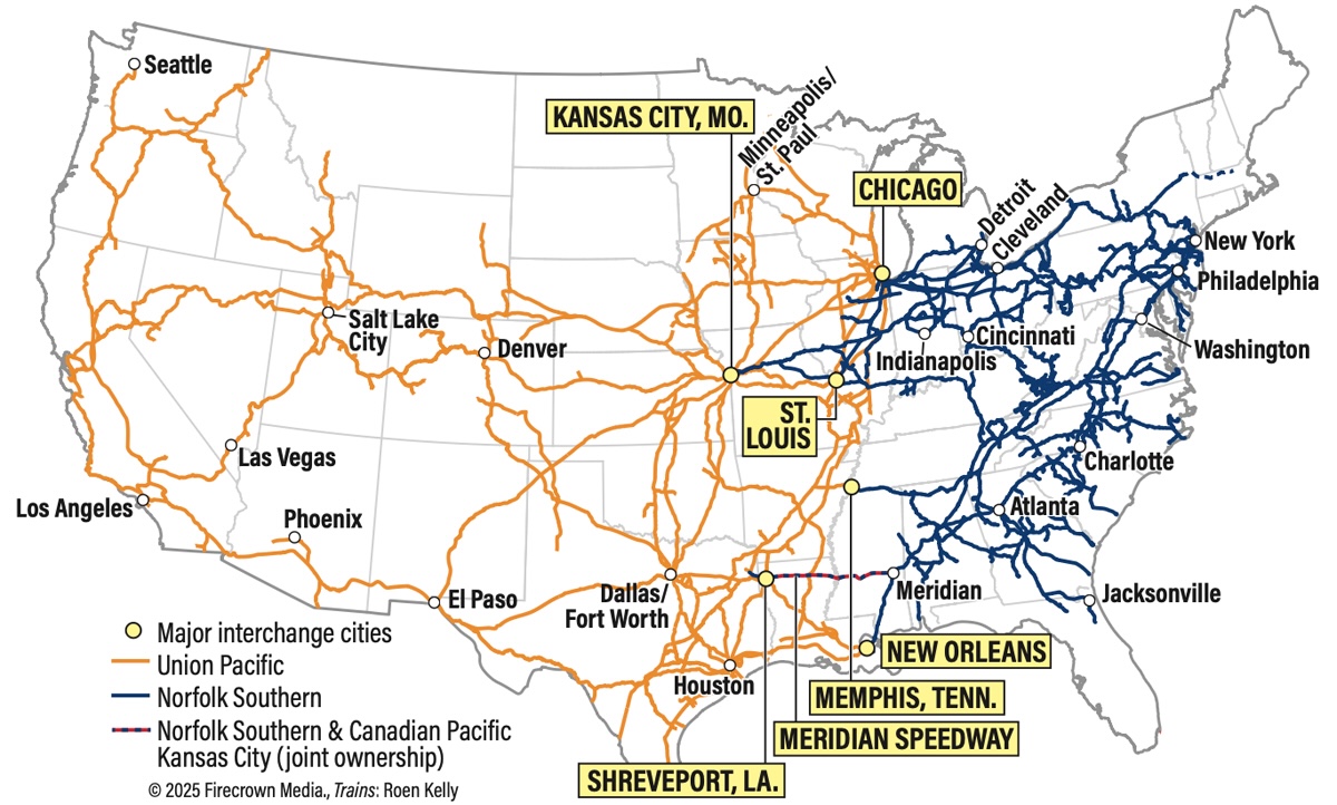 Union Pacific would exit Norfolk Southern merger if STB orders widespread line sales or trackage rights - FreightWaves