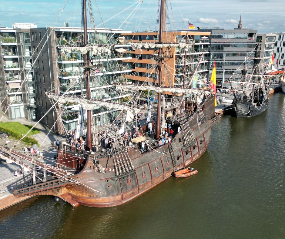 The Galeón Andalucía visits Great Yarmouth - Fundación Nao Victoria | Tickets El Galeón & Nao Victoria
