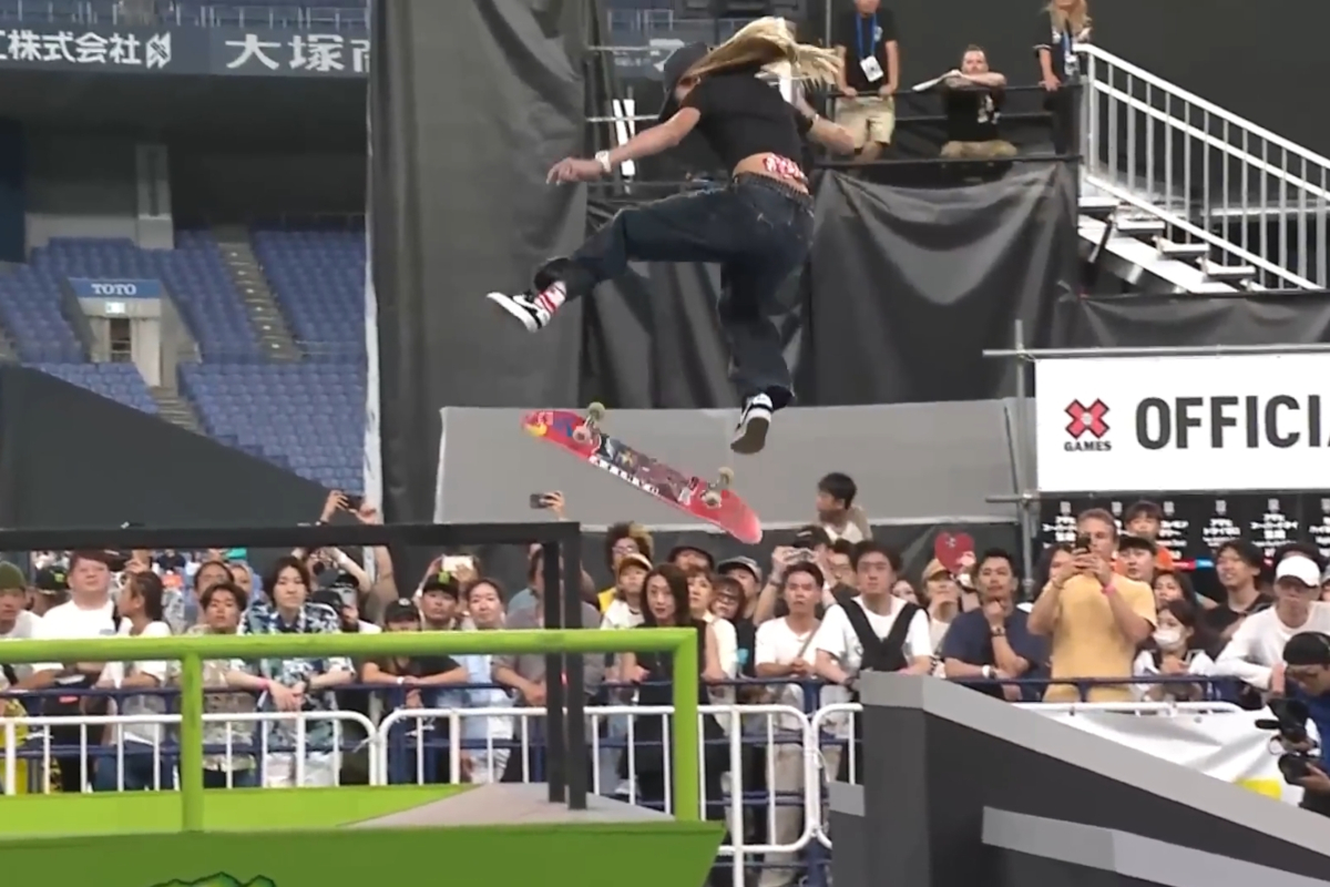 Australian skateboarder Chloe Covell wins X Games Osaka gold wearing a G-Shock watch - G-Central G-Shock Fan Site