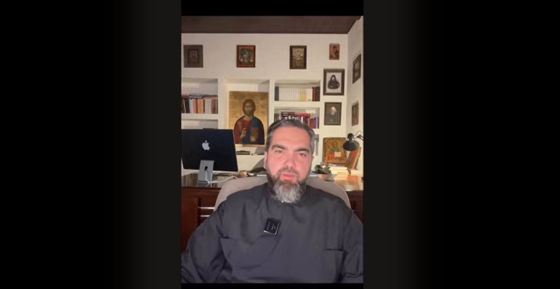Preotul Ciprian Mega, care s-a întâlnit cu Vladimir Putin la Moscova, le cere credincioșilor să îl voteze pe candidatul anti-occidental Călin Georgescu