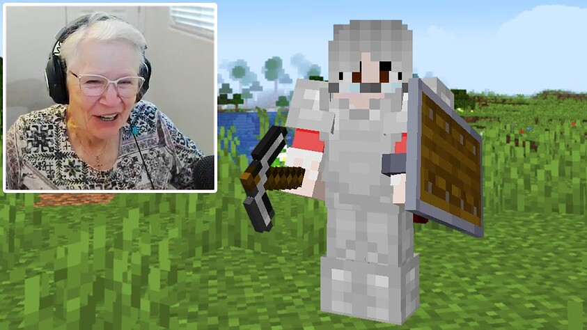 'Minecraft-Oma' GrammaCrackers gewinnt an Popularität - Für Skyrim bekannte Shirley Curry macht weiterhin Vlogs