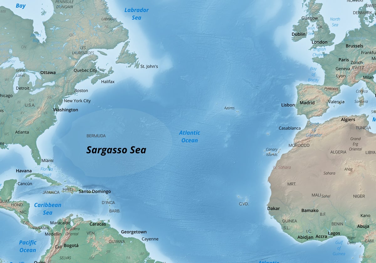 The Only Sea in the World Without a Coast - Geography Realm