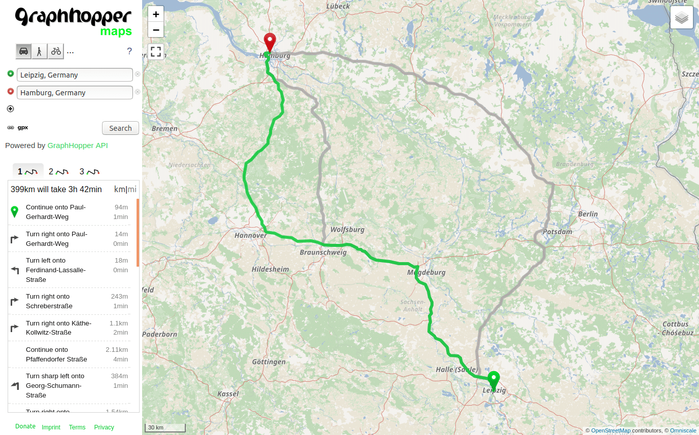 GraphHopper Routing Engine 1.0 Released - GraphHopper Directions API