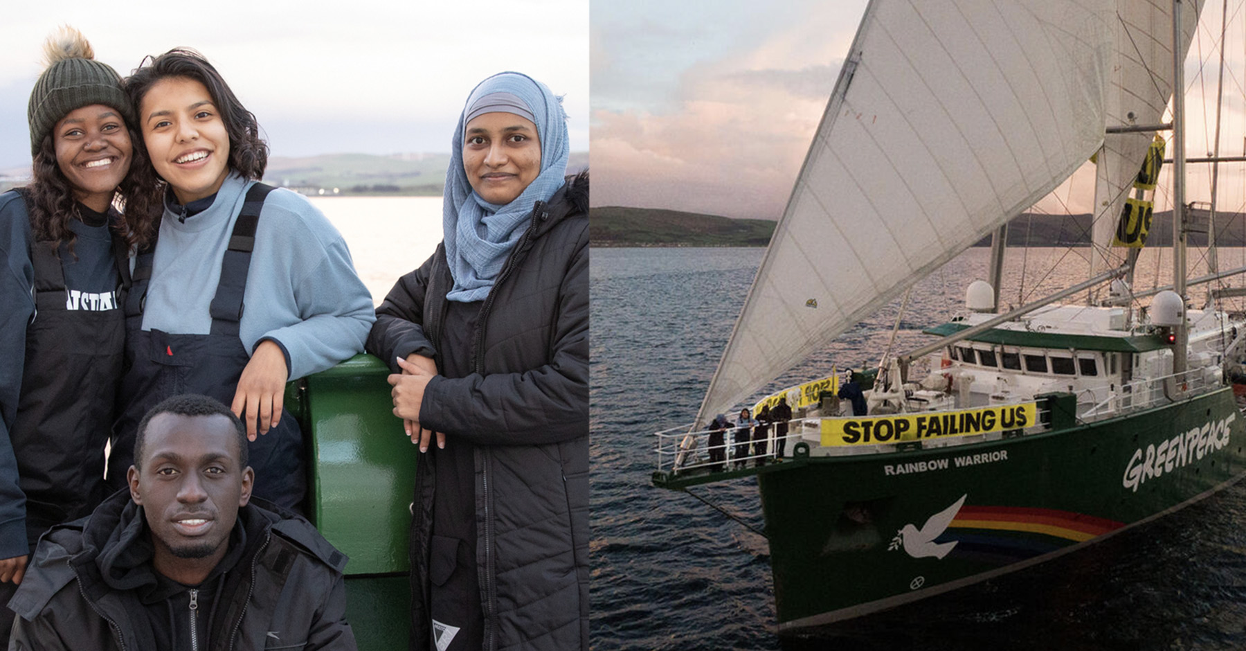 As it happened: youth activists sail to Glasgow and call out world leaders as COP26 gets underway - Greenpeace UK