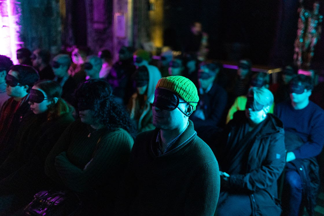 In the dark returns to London in 2026 with immersive sound experience in total darkness - Green Prophet