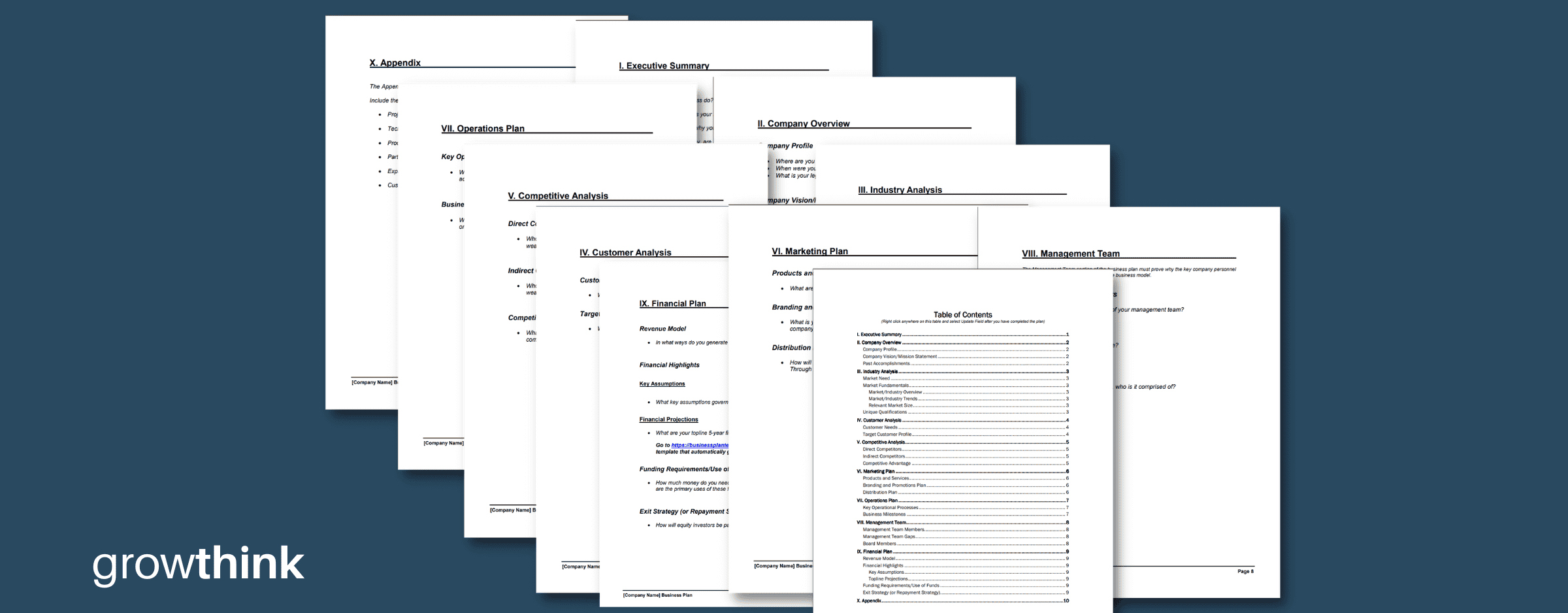 Business Plan Template for Startups & Small Businesses