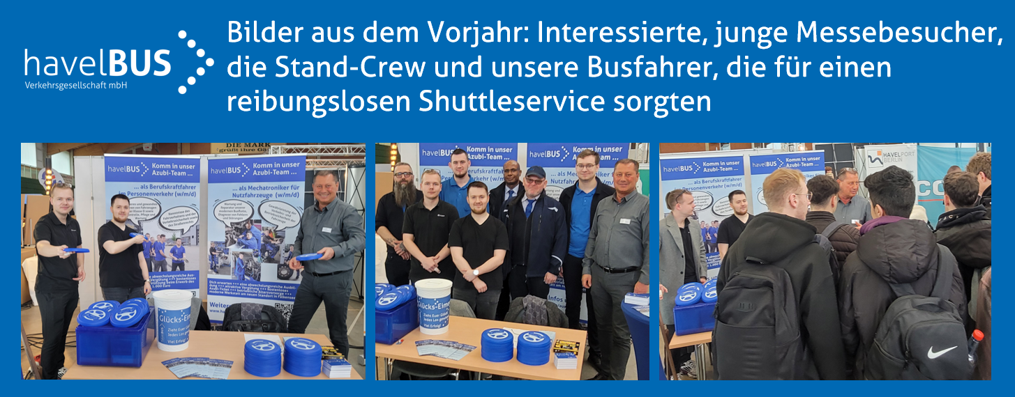 Börse für Ausbildung und Studium 2026 - Wir freuen uns auf Deinen Besuch! - Havelbus