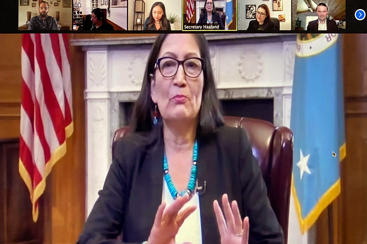 On day one, Haaland addresses Indigenous media - High Country News