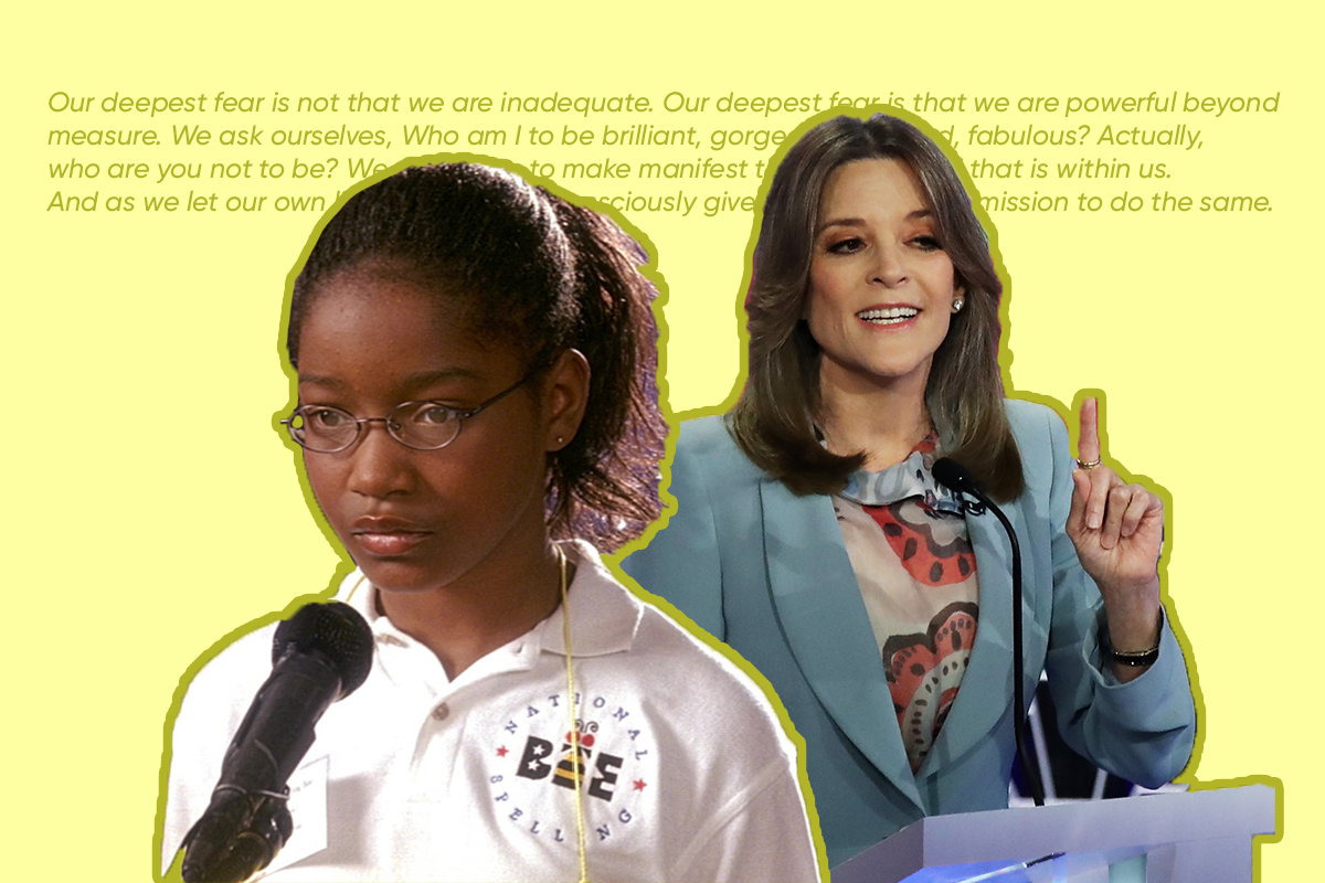 That Iconic 'Akeelah and the Bee' Quote is By... Marianne Williamson? - Hey Alma