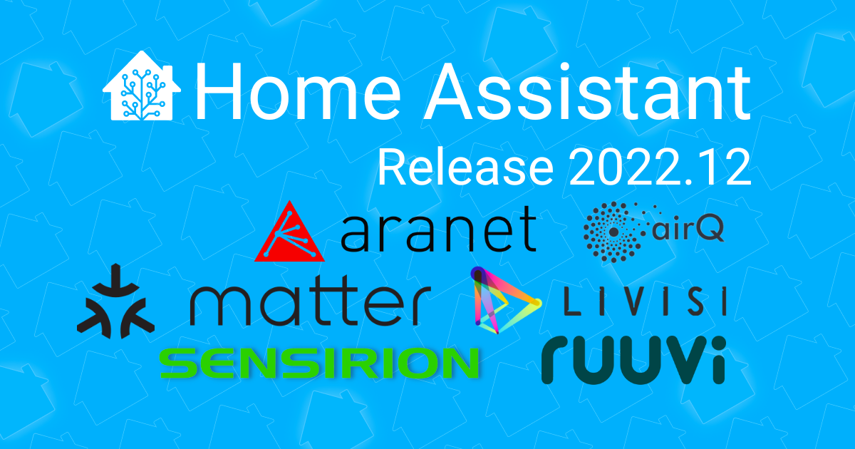 2022.12: It does matter! - Home Assistant