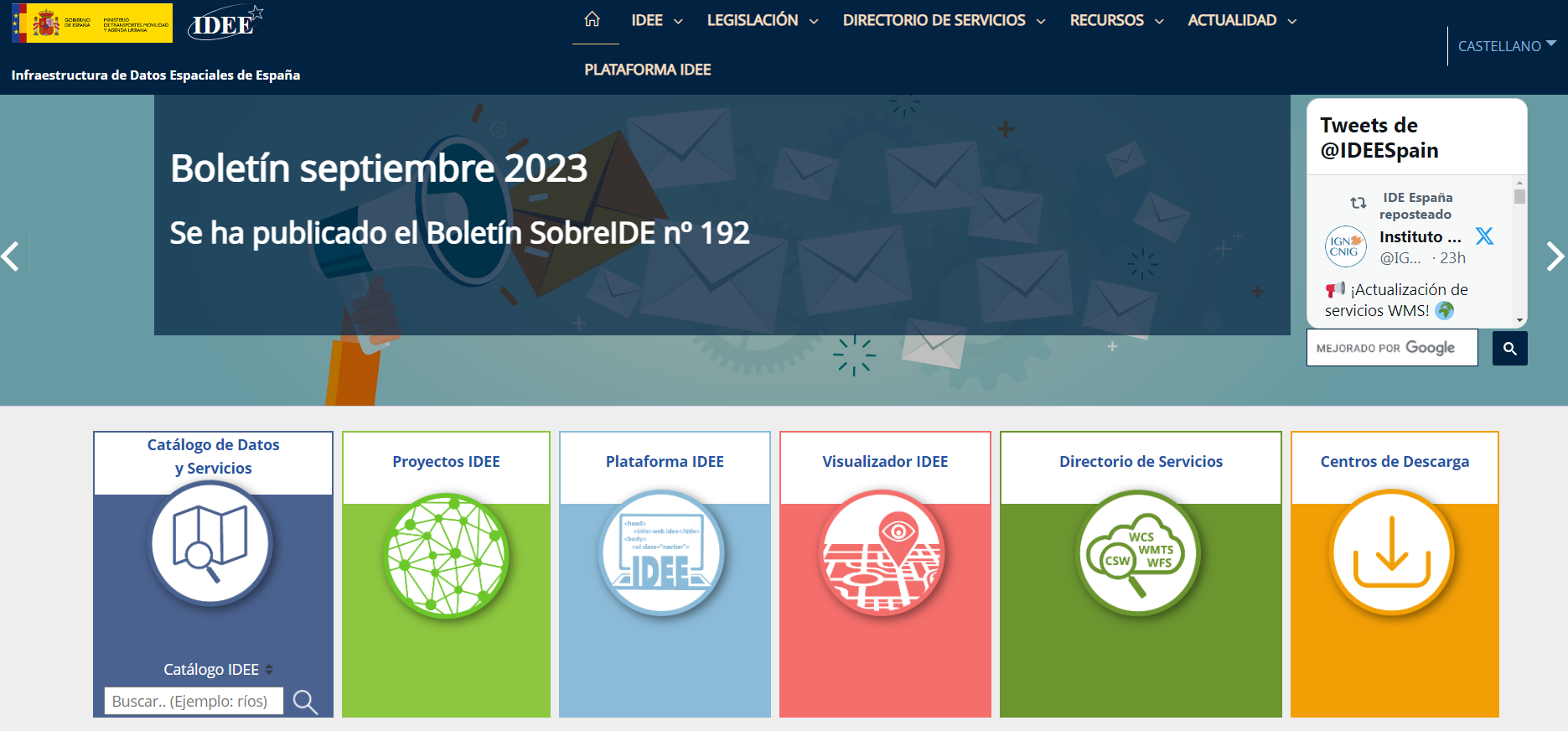 Geoportal IDEE