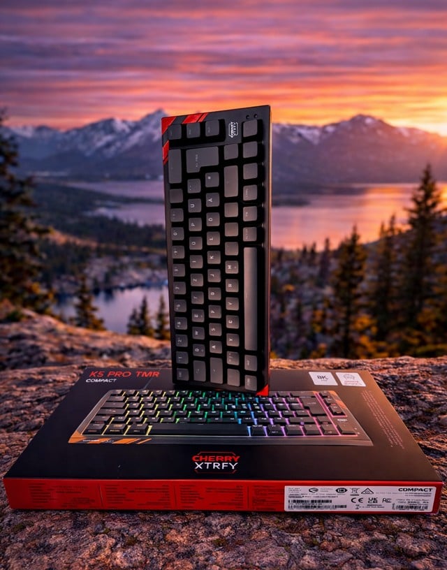 Cherry XTRFY K5 Pro TMR Compact im Test - Kompakte Gaming-Tastatur mit neuer TMR-Technologie und 8K-Polling | igor´sLAB