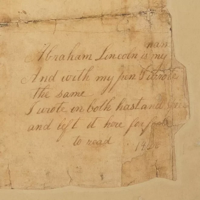 Lincoln Presidential Foundation to auction some of its Lincoln artifacts