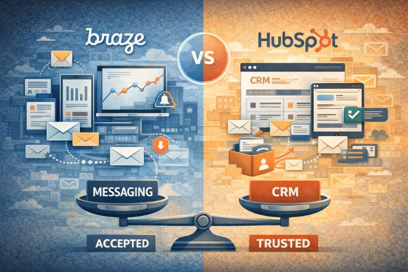Braze vs HubSpot marketing automation guide | InboxAlly