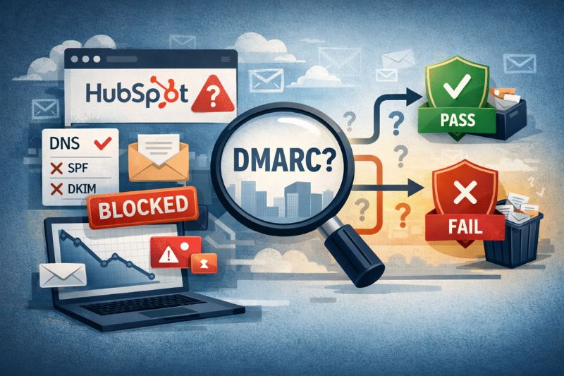 HubSpot DMARC setup mistakes that hurt inboxing | InboxAlly
