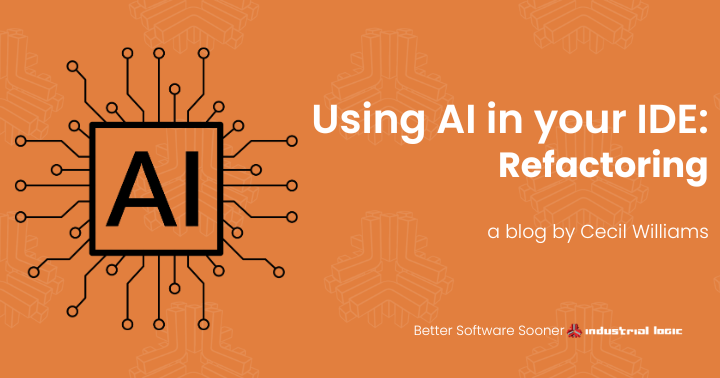 Using AI in Your IDE - Refactoring