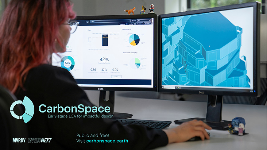 MVRDV ha lanciato CarbonSpace, per progettare valutando da subito l'impatto sull'ambiente | Inexhibit