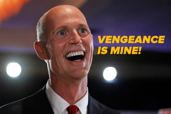 Florida of the Day: The Governor punches down, releasing an attack ad against a private citizen for yelling at him at Starbucks - The Adventures of Accordion Guy in the 21st Century
