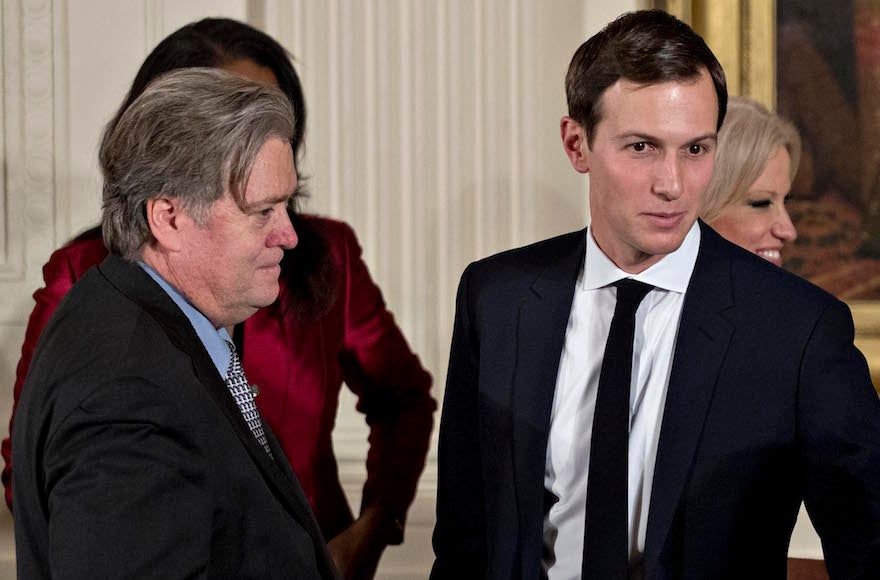 Stephen Bannon reportedly called Jared Kushner a ‘globalist.’ Here’s why the term makes some Jews uneasy. - Jewish Telegraphic Agency