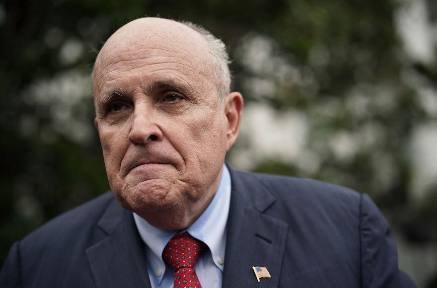 Rudy Giuliani retweets tweet calling George Soros the ‘anti-Christ’ - Jewish Telegraphic Agency