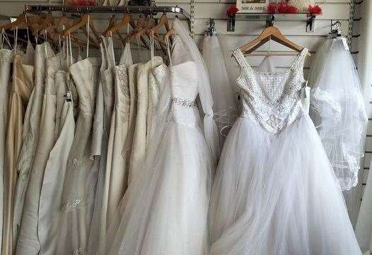 Mystery customer donates 120 wedding dresses to British Heart Foundation shops in Chatham, Gillingham and Maidstone