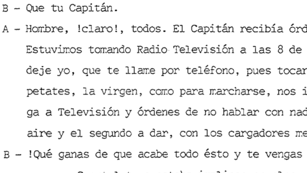 El regimiento que tomó Televisión Española: “Había órdenes, el primer tiro al aire y el segundo a dar”