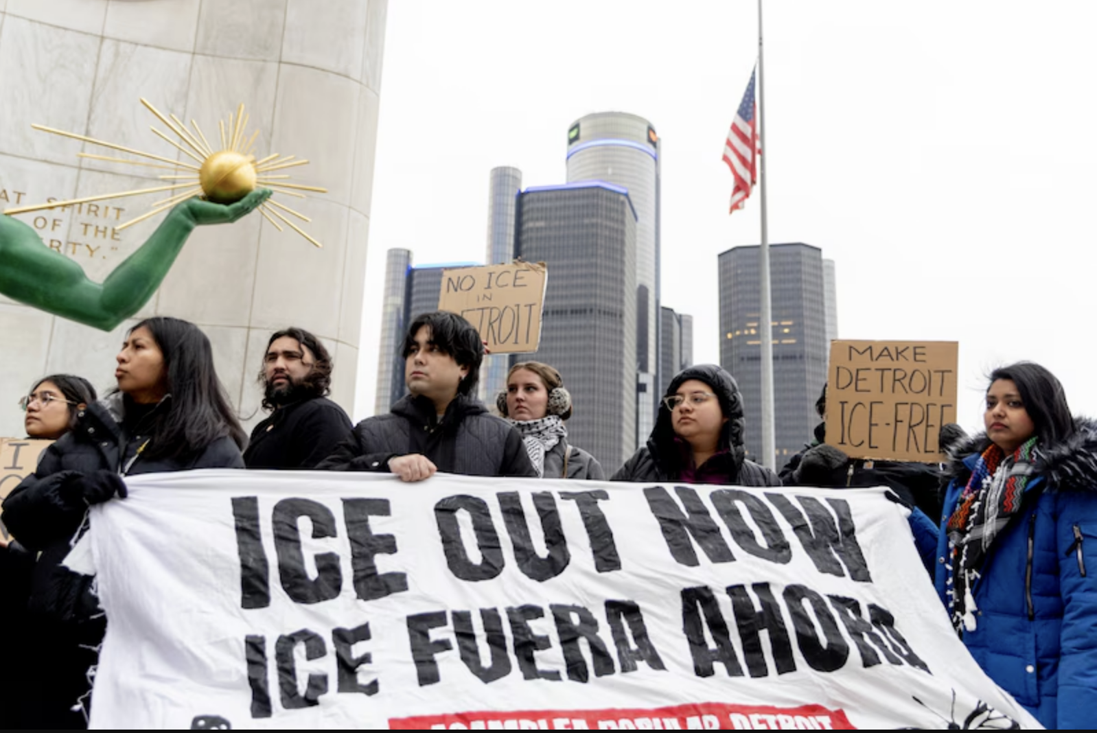 Activists Hold Press Conference and Rally to Demand “ICE Out of Detroit” - Left Voice