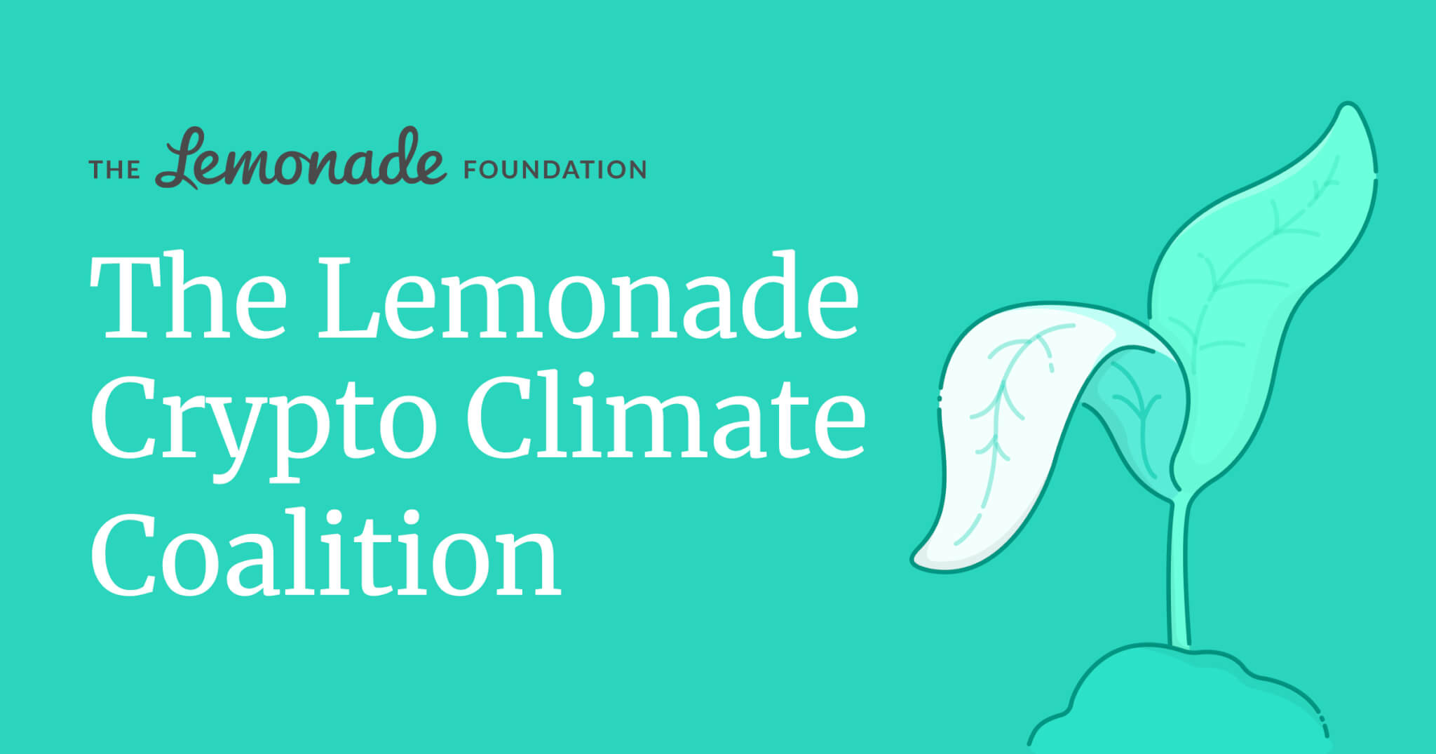 Introducing the Lemonade Crypto Climate Coalition