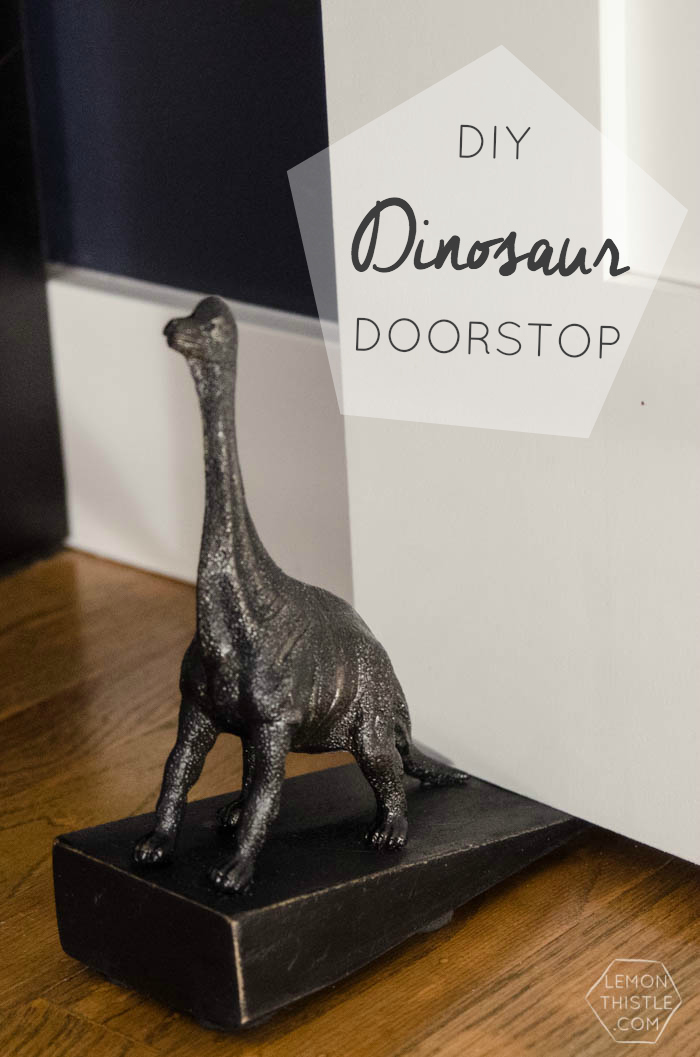 DIY Dinosaur Door Stop - Lemon Thistle