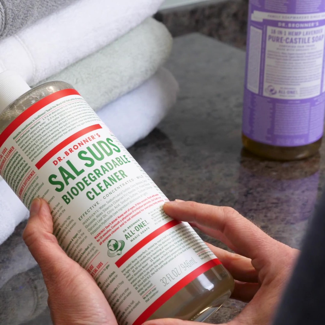 The Green Cleaners You'll Need for Laundry Care with Dr. Bronner's