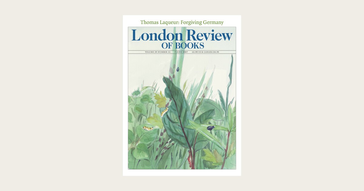 Thomas Laqueur · Lectures about Heaven: Forgiving Germany