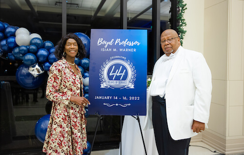 LSU Boyd Professor Isiah M. Warner Celebrates Retirement