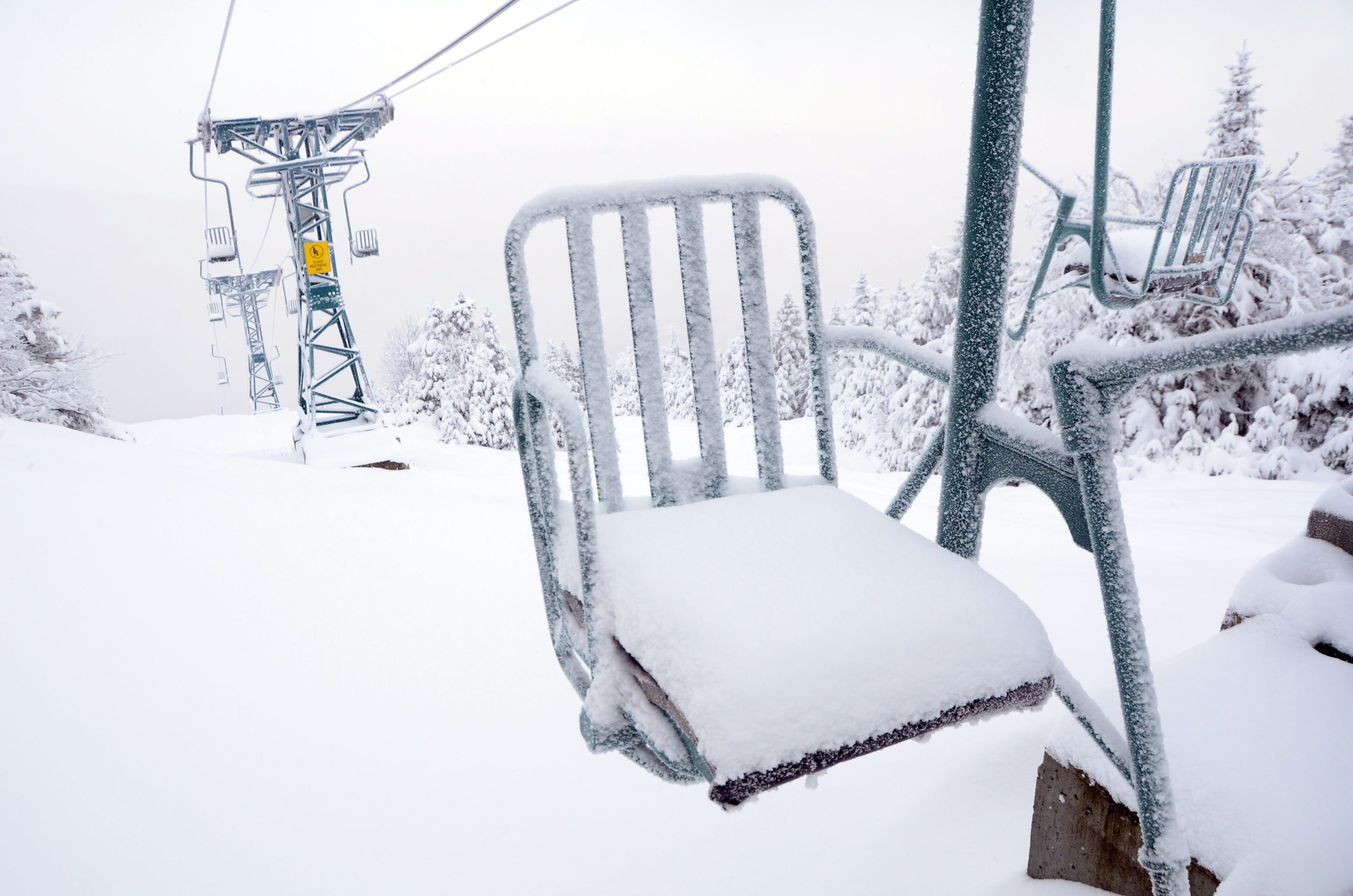 The oldest operating single chairlift in the U.S. is in Vermont - Mad River Glen, Vermont