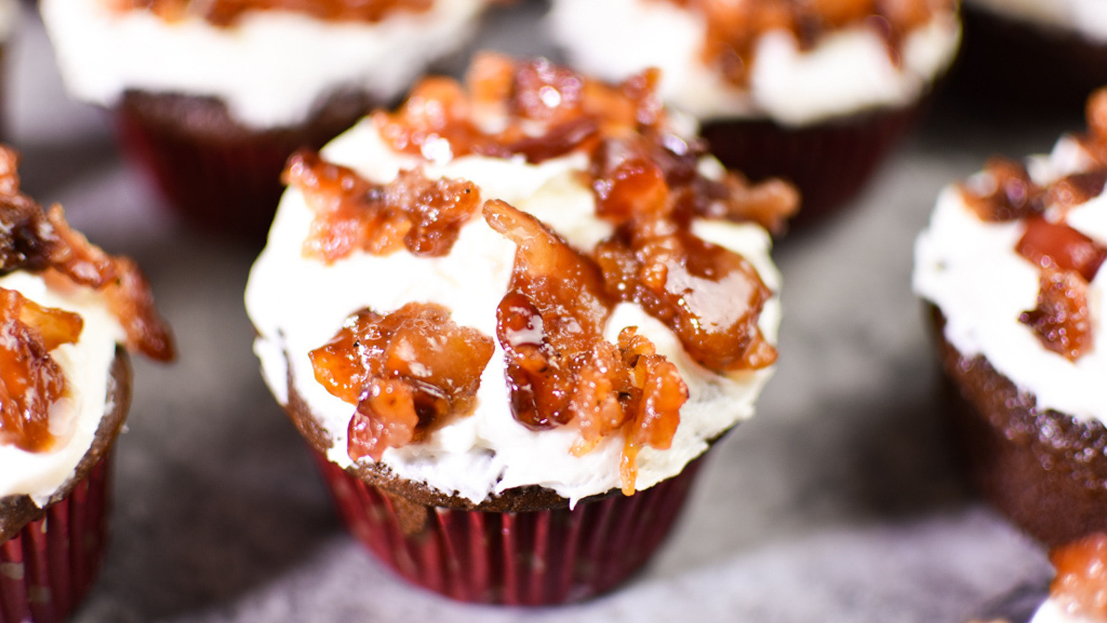 Easy Chocolate Bacon Cupcakes Recipe